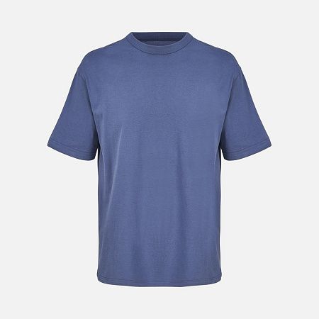 Футболка оверсайз мужская Boxy Men, синяя (джинс), размер XL