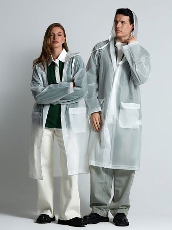 Дождевик RainDrop, белый, размер XL/2XL