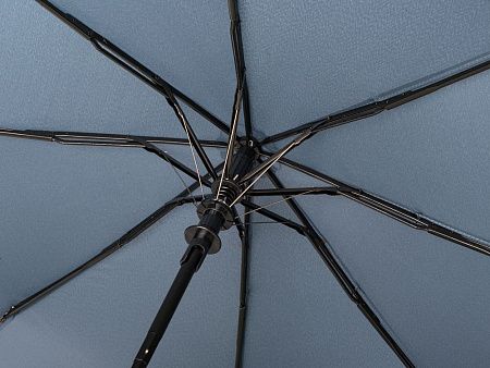 Зонт-полуавтомат складной «Roof» с куполом из переработанного пластика