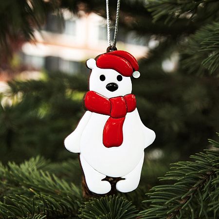 Ёлочная Игрушка Медвежонок