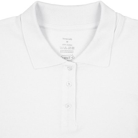Рубашка поло женская Virma Lady, белая, размер 3XL