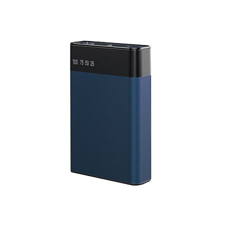 Внешний аккумулятор в металлическом корпусе Apria, 10000 mAh, черный