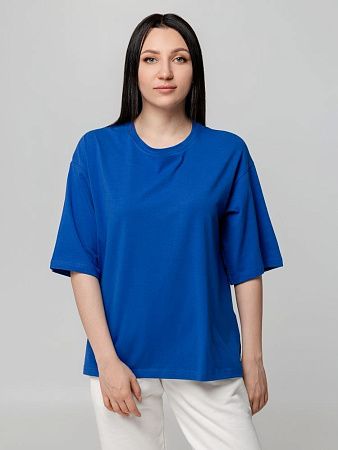 Футболка унисекс оверсайз Street Vibes, ярко-синяя, размер XL/2XL