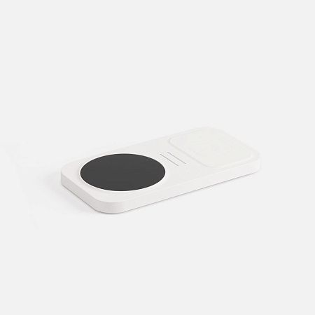 Беспроводное зарядное устройство с подогревом кружки Hot Task, белое