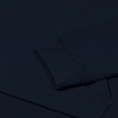 Толстовка на молнии с капюшоном Unit Siverga Heavy, темно-синяя, размер XS