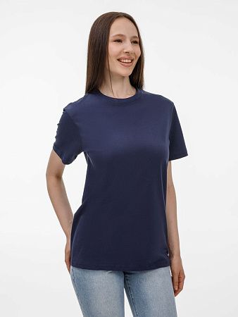 Футболка унисекс T-Bolka 180, темно-синяя, размер 5XL
