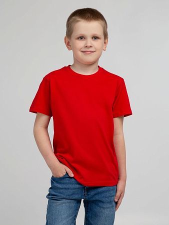 Футболка детская Regent Kids 150, красная, размер 8 лет (118-128 см)