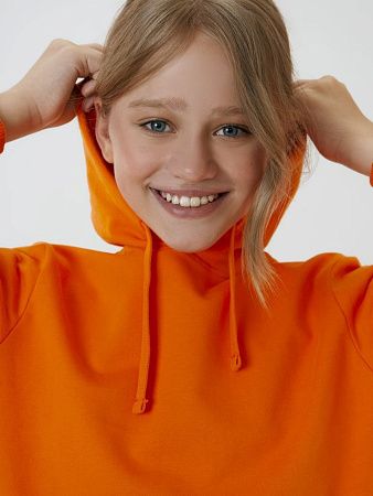 Худи детское Kirenga Kids 2.0, оранжевое, размер 8 лет (118-128 см)