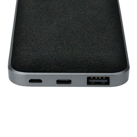 Внешний аккумулятор Ин Велюр (In Velour) 10000 mAh, серый