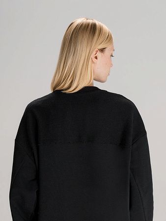 Свитшот оверсайз унисекс Vozduh, черный, размер XL/2XL