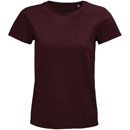 Футболка женская Pioneer Women, бордовая, размер XL