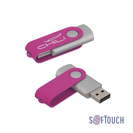 Флеш-карта "Vostok", объем памяти 16GB, покрытие soft touch#