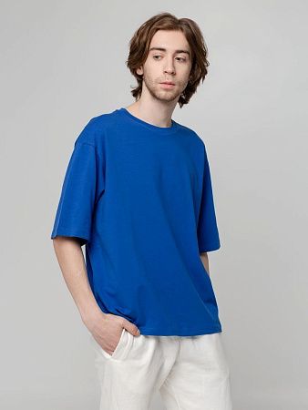 Футболка унисекс оверсайз Street Vibes, ярко-синяя, размер XL/2XL