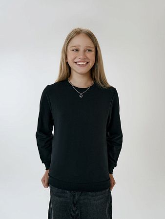 Свитшот детский Toima Kids 2.0, черный, размер 10 лет (130-140 см)