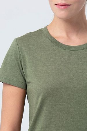 Футболка женская Regent Fit Women, меланж хаки, размер XXL