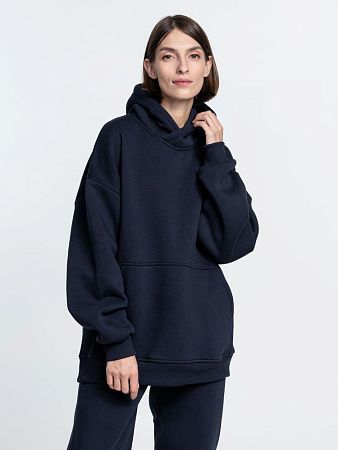 Худи Kulonga Oversize, темно-синее (кобальт), размер XS/S