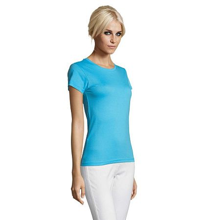 Футболка женская Regent Women, бирюзовая, размер S