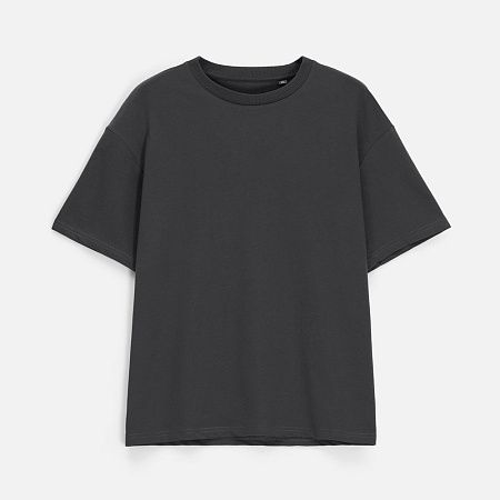 Футболка унисекс Durington, темно-серая (графит), размер XL/2XL