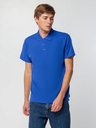 Рубашка поло мужская Spring 210, ярко-синяя (royal), размер M
