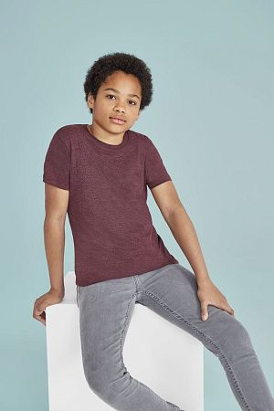 Футболка детская Regent Fit Kids, черная, размер 4 года (96-104 см)