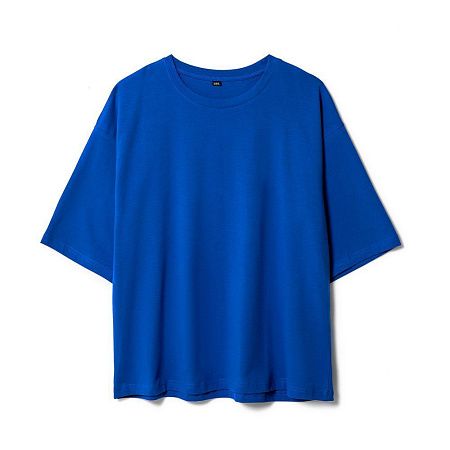 Футболка унисекс оверсайз Street Vibes, ярко-синяя, размер XL/2XL