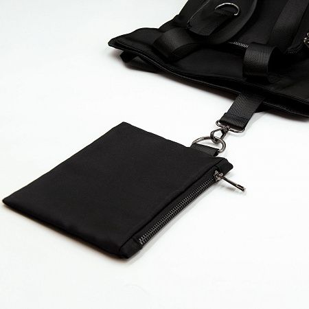 Шоппер Superbag Pocket, с внутренним креплением (карабин) и чехлом для мелочей