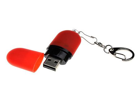 USB 3.0- флешка «Goutte Soft-touch» на 256 Гб каплевидной формы