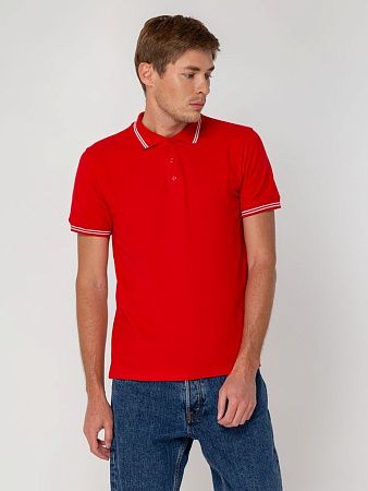 Рубашка поло Virma Stripes, красная, размер 3XL