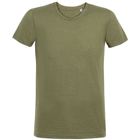 Футболка мужская Regent Fit 150, меланж хаки, размер M