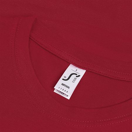 Футболка Imperial 190, вишнево-красная, размер XXL