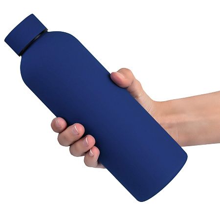 Термобутылка вакуумная ALASKA SOFT 500мл. Синяя 6165.01