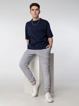 Футболка оверсайз мужская Boxy Men, синяя (джинс), размер XL