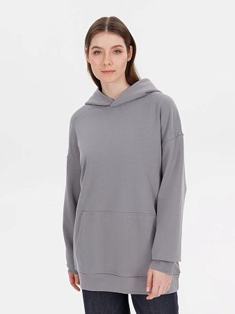 Худи оверсайз унисекс Outshine, серое, размер M/L