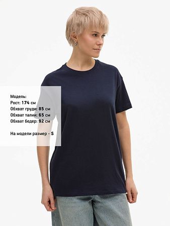 Футболка унисекс Regent 150, темно-синяя (navy), размер XXL
