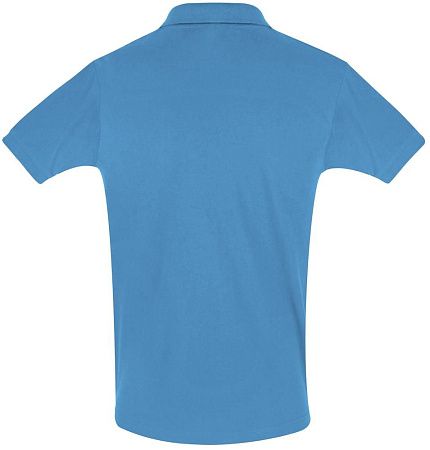 Рубашка поло мужская Perfect Men 180 бирюзовая, размер XL