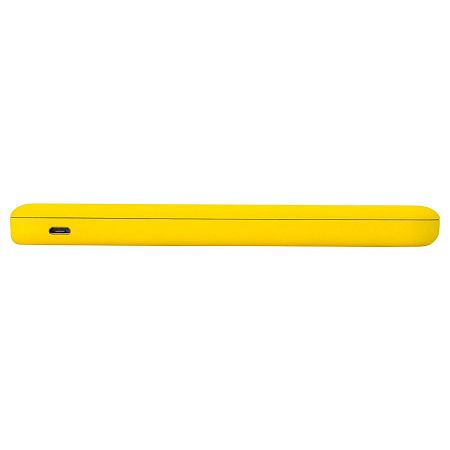 Внешний аккумулятор с подсветкой Люче (Luce) Lemoni 10000 mAh, желтый