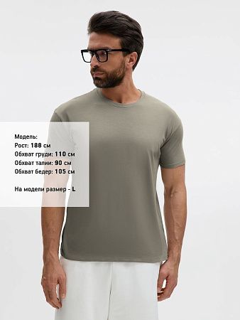 Футболка унисекс Regent 150, серая (стальная), размер XXL