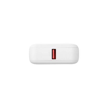 Внешний аккумулятор с функцией быстрой зарядки Формула (Formula) 10000 mAh, белый