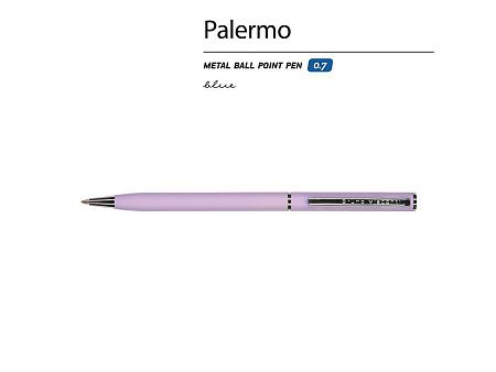 Ручка металлическая шариковая «Palermo», софт-тач