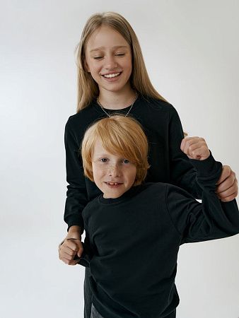 Свитшот детский Toima Kids 2.0, черный, размер 10 лет (130-140 см)