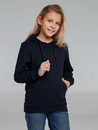 Худи детское Kirenga Kids 2.0, темно-синее, размер 8 лет (118-128 см)