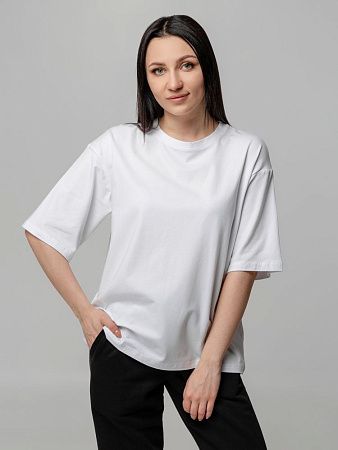 Футболка унисекс оверсайз Street Vibes, молочно-белая, размер XL/2XL