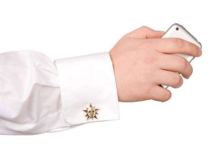 Зажимы для галстука, запонки, кольца для платка