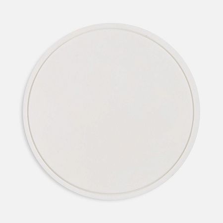 Лейбл из ПВХ Dzeta Round, L, белый
