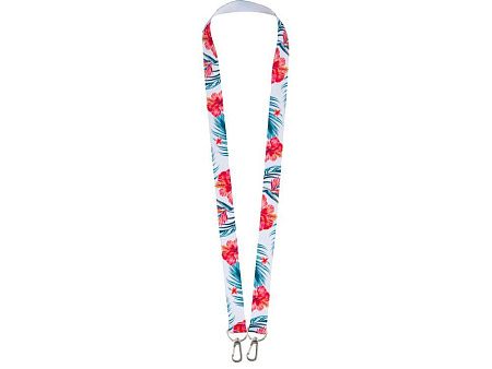 Ланъярд под сублимацию с 2-мя карабинами, 2 см