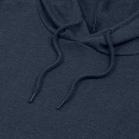 Толстовка с капюшоном унисекс Hoodie, синий меланж, размер 3XL