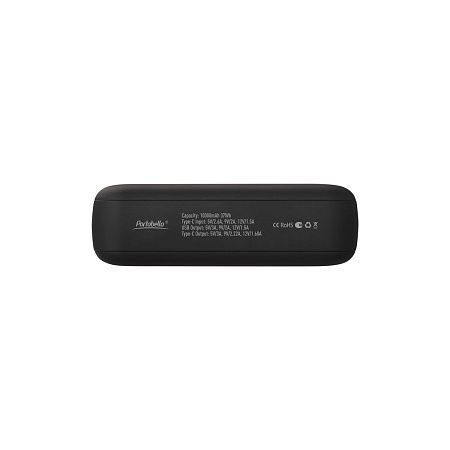 Внешний аккумулятор с функцией быстрой зарядки Формула (Formula) 10000 mAh, черный