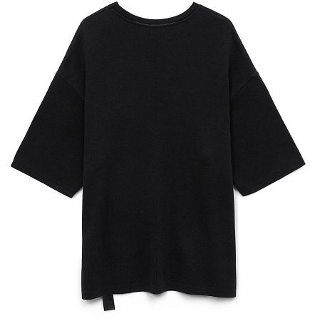 Джемпер с коротким рукавом Siluetti Volumica, черный, размер XL/2XL