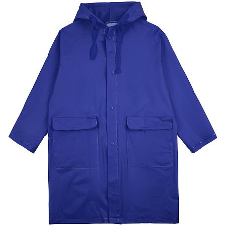 Дождевик детский RainDrop Kids, ярко-синий, размер 8 лет (118-128 см)
