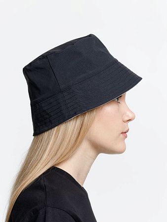 Панама Nylon двусторонняя, черная с хаки, размер M/L